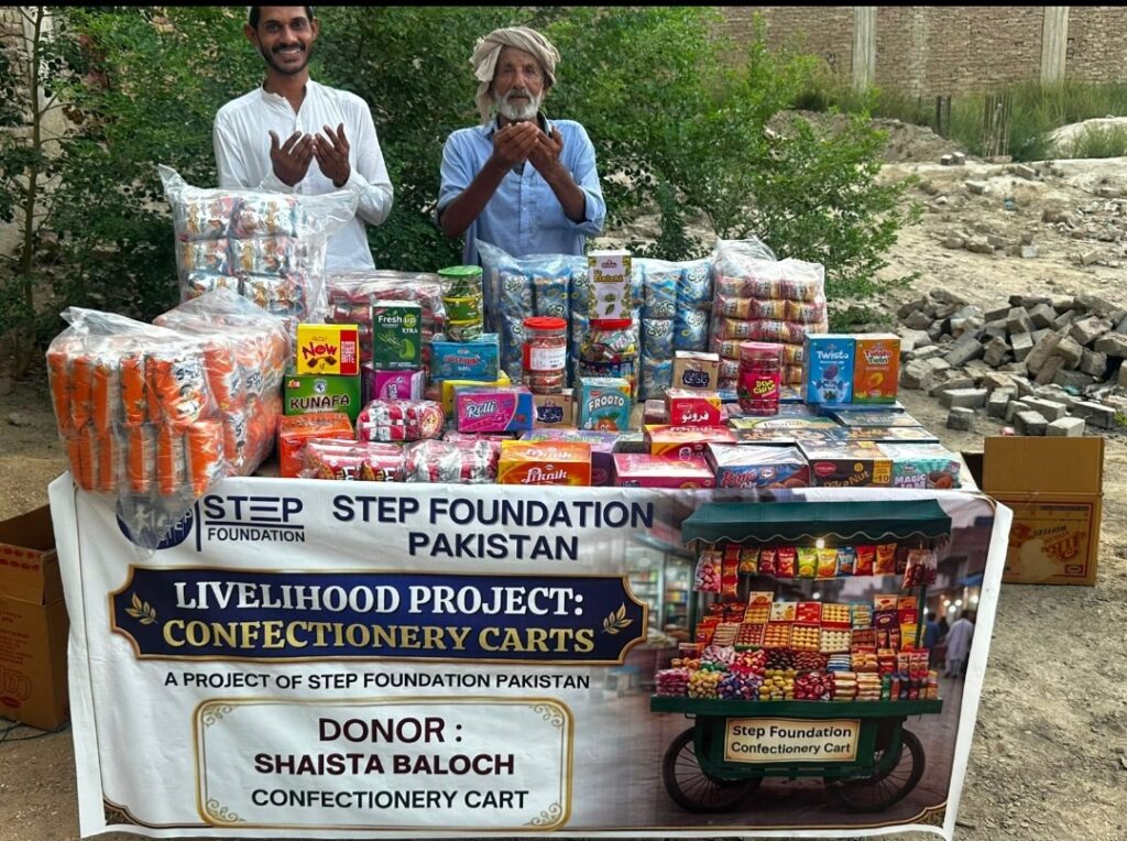 Step Foundation Pakistan Distributes Fully Equipped Confectionery Cart to Promote Economic Empowerment